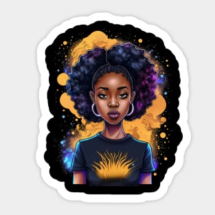 Dope Black Girl Black History Month Sticker